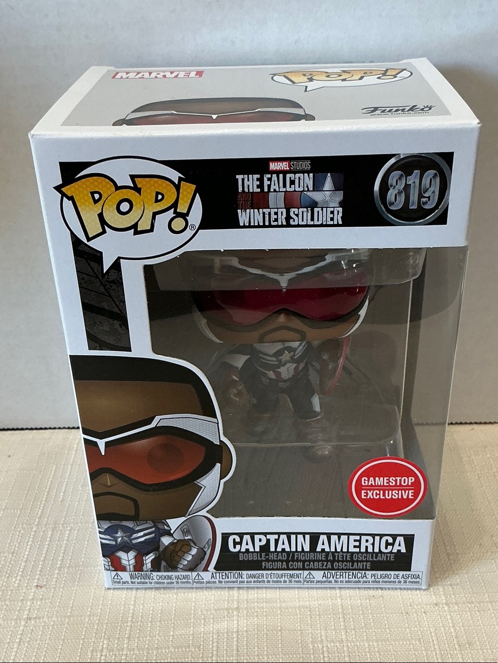 Funko Pop Marvel winter soldier Captain America 819